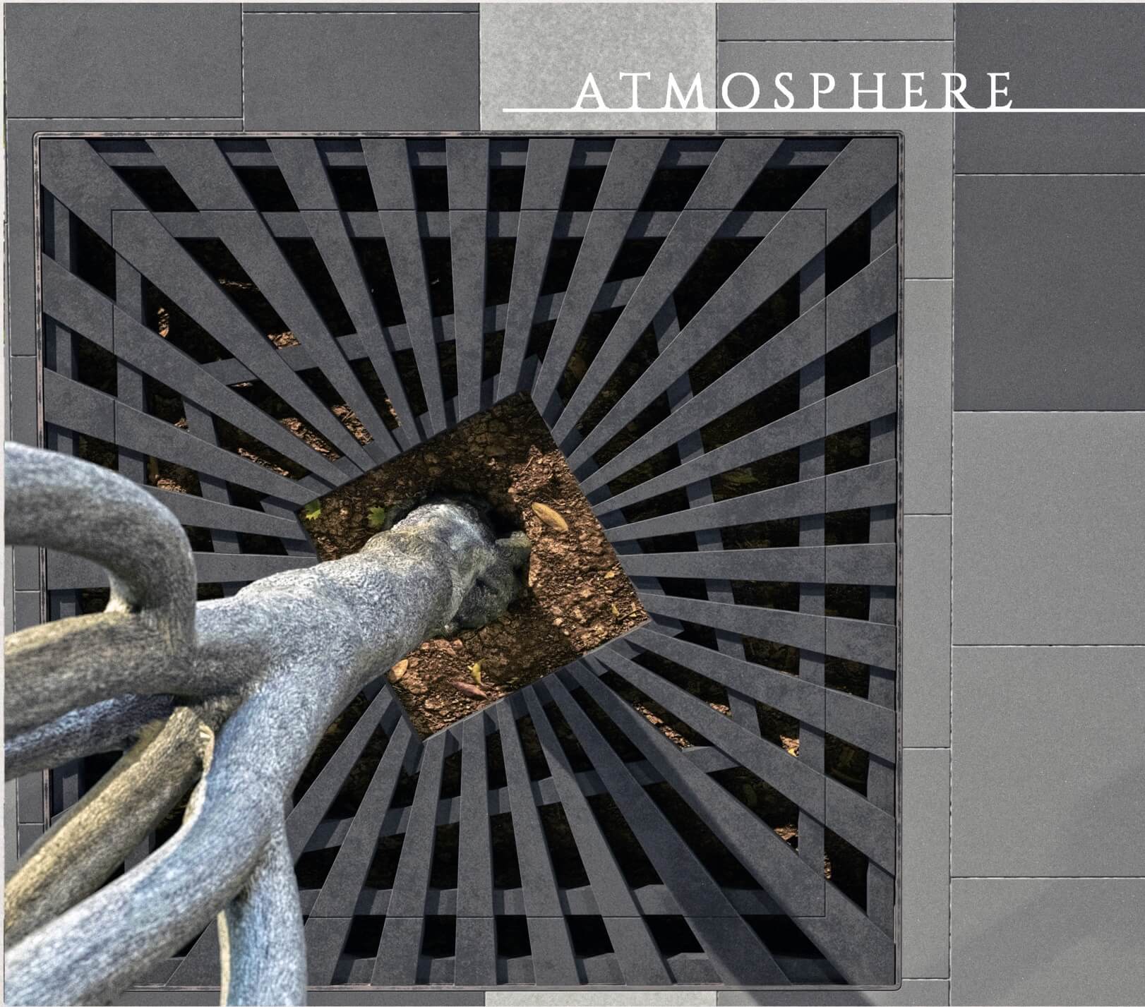 Приствольная решетка для дерева ZKING ATMOSPHERE 1.2х1.2м Черная в Сыктывкаре фото