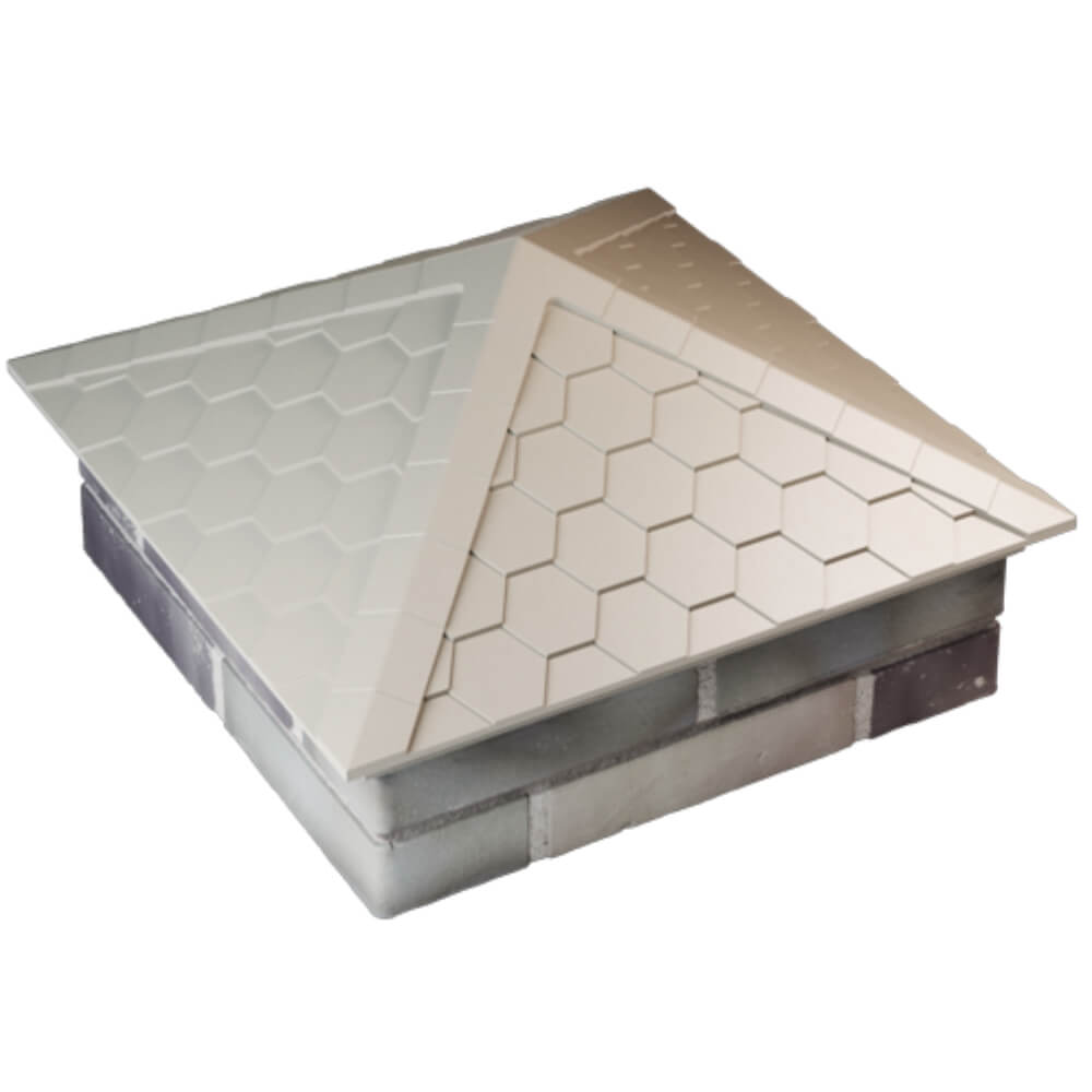 Колпак Zking Эверест Бежевый на столб 2х2 кирпича (535х535мм) Сыктывкар фото