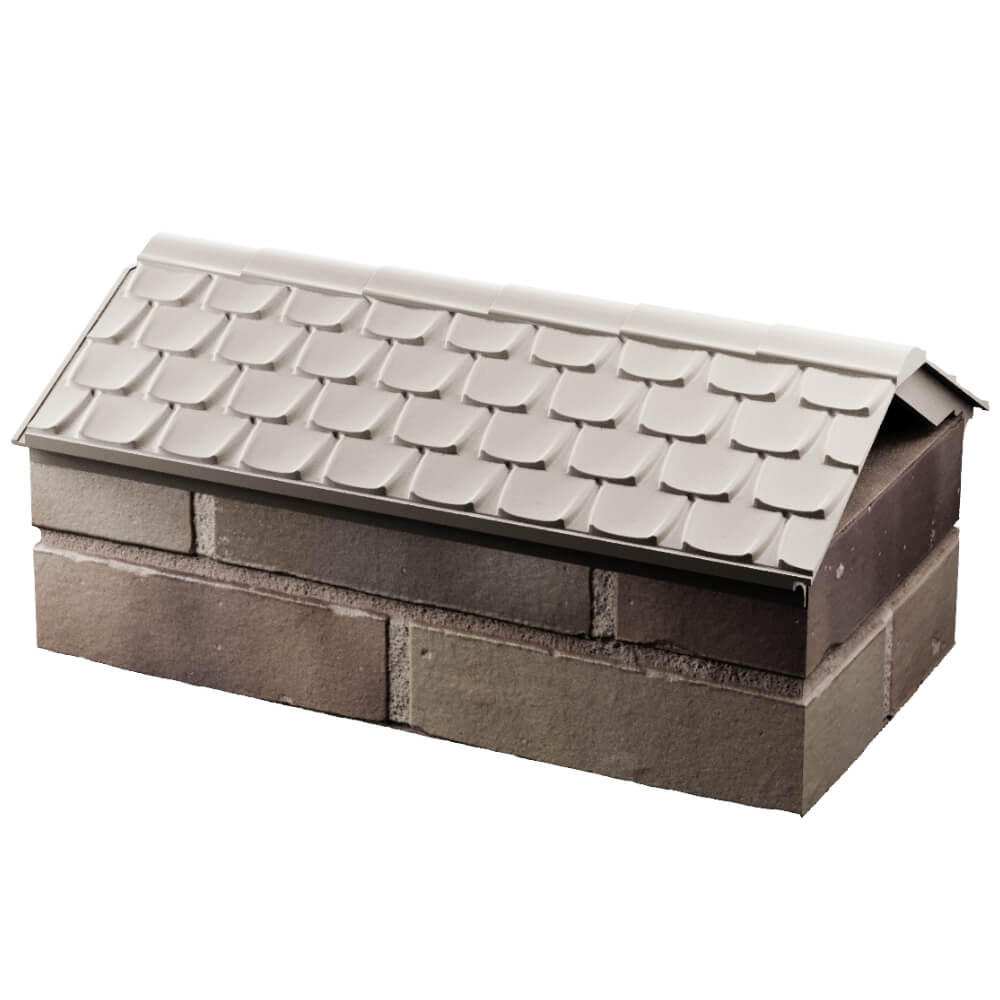 Парапет Zking Эльбрус Бежевый с посадкой на 1 кирпич (255мм) в Сыктывкаре фото