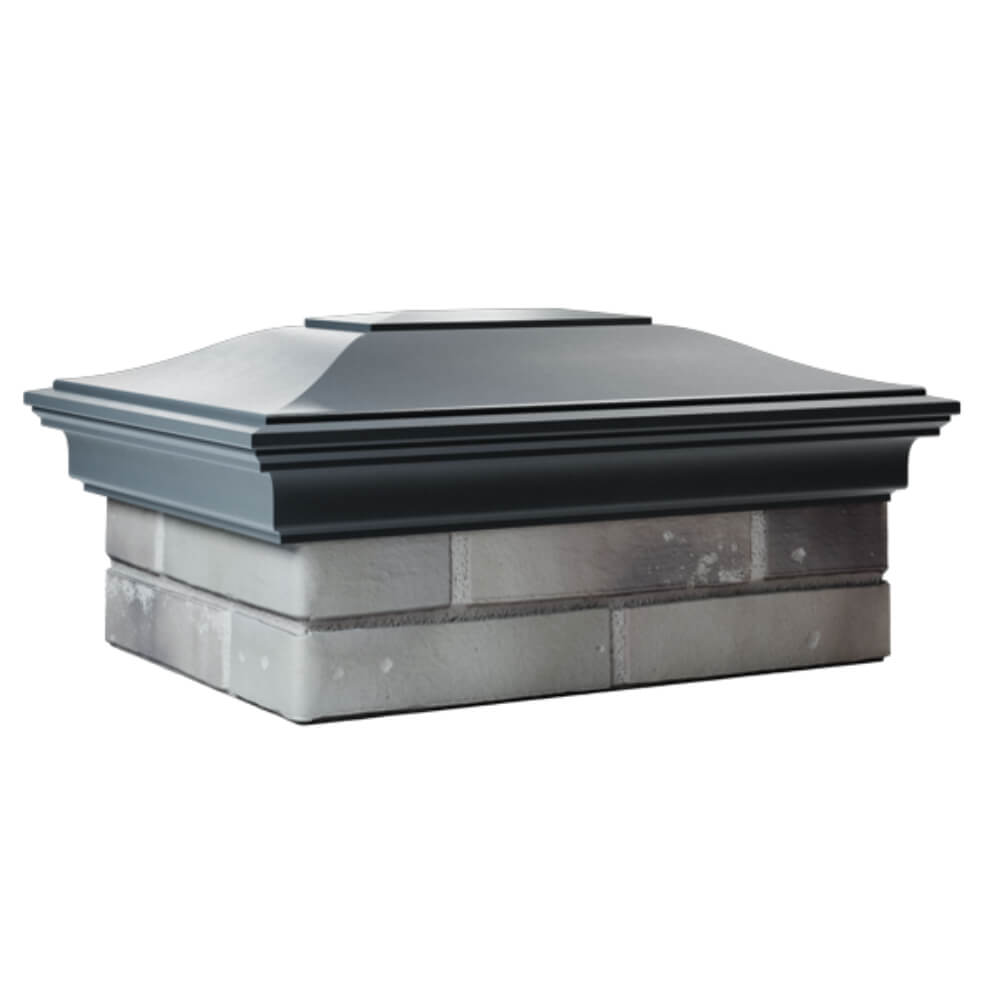 Колпак Zking Монблан Серый на столб 2х1.5 кирпича (515х385мм) в Сыктывкаре фото