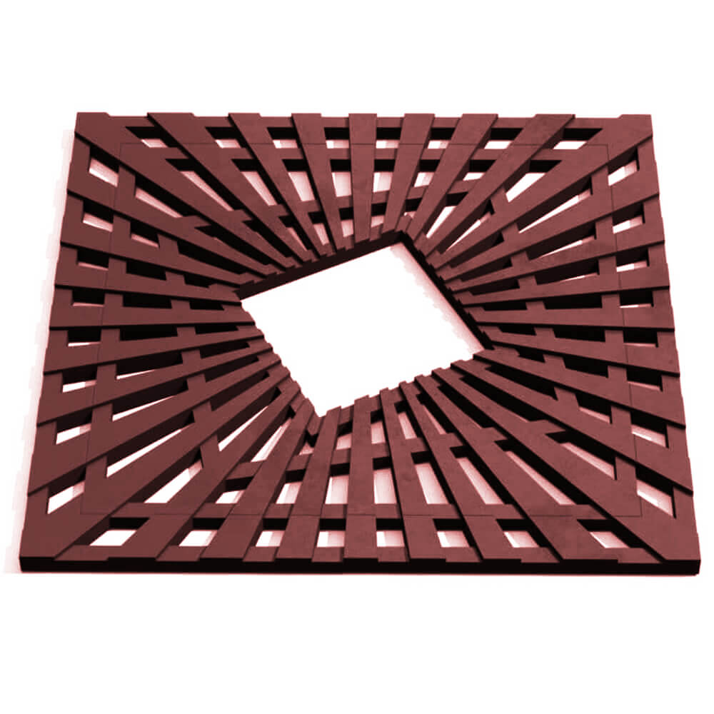 Приствольная решетка для дерева ZKING ATMOSPHERE 1.2х1.2м Коричневая Сыктывкар фото