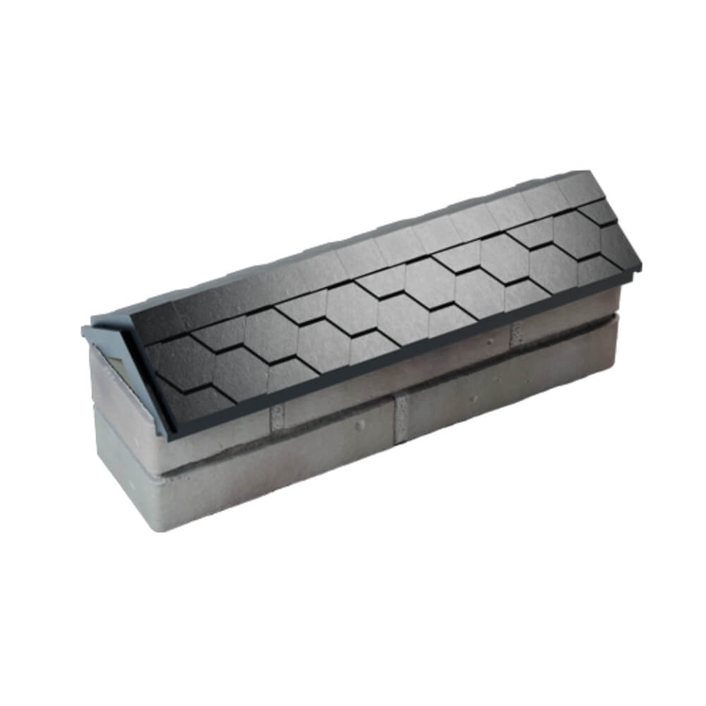 Парапет Zking Эверест Черный с посадкой на 0.5 кирпича (130мм) в Сыктывкаре фото