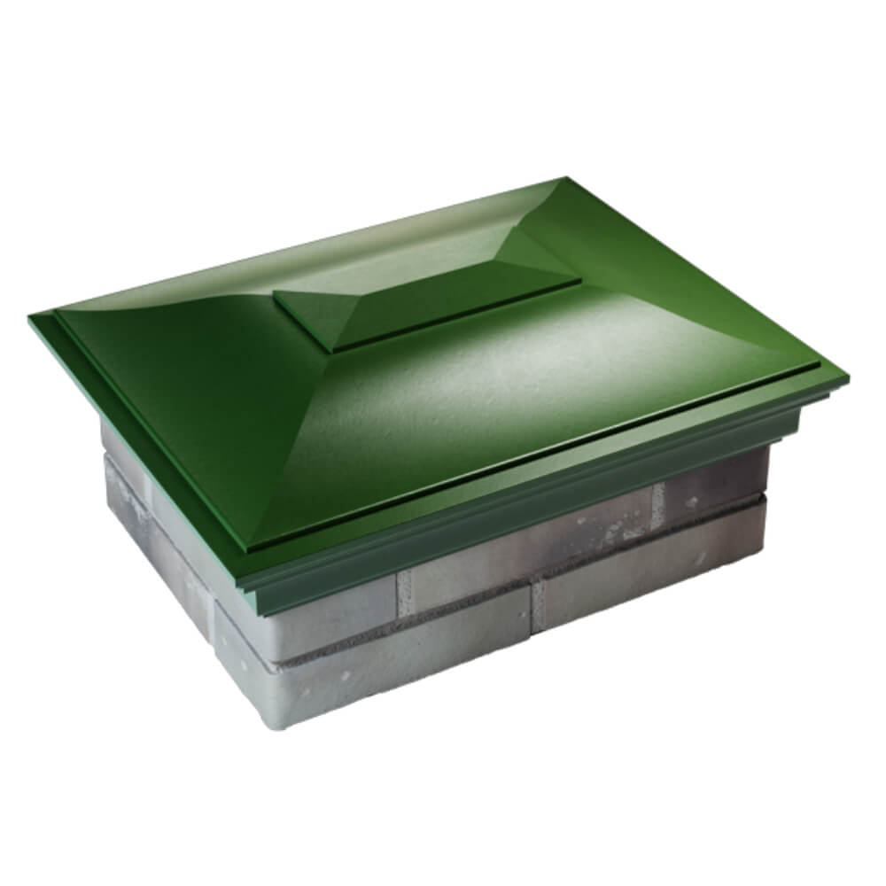 Колпак Zking Монблан Зеленый на столб 2х1.5 кирпича (515х385мм) Сыктывкар фото