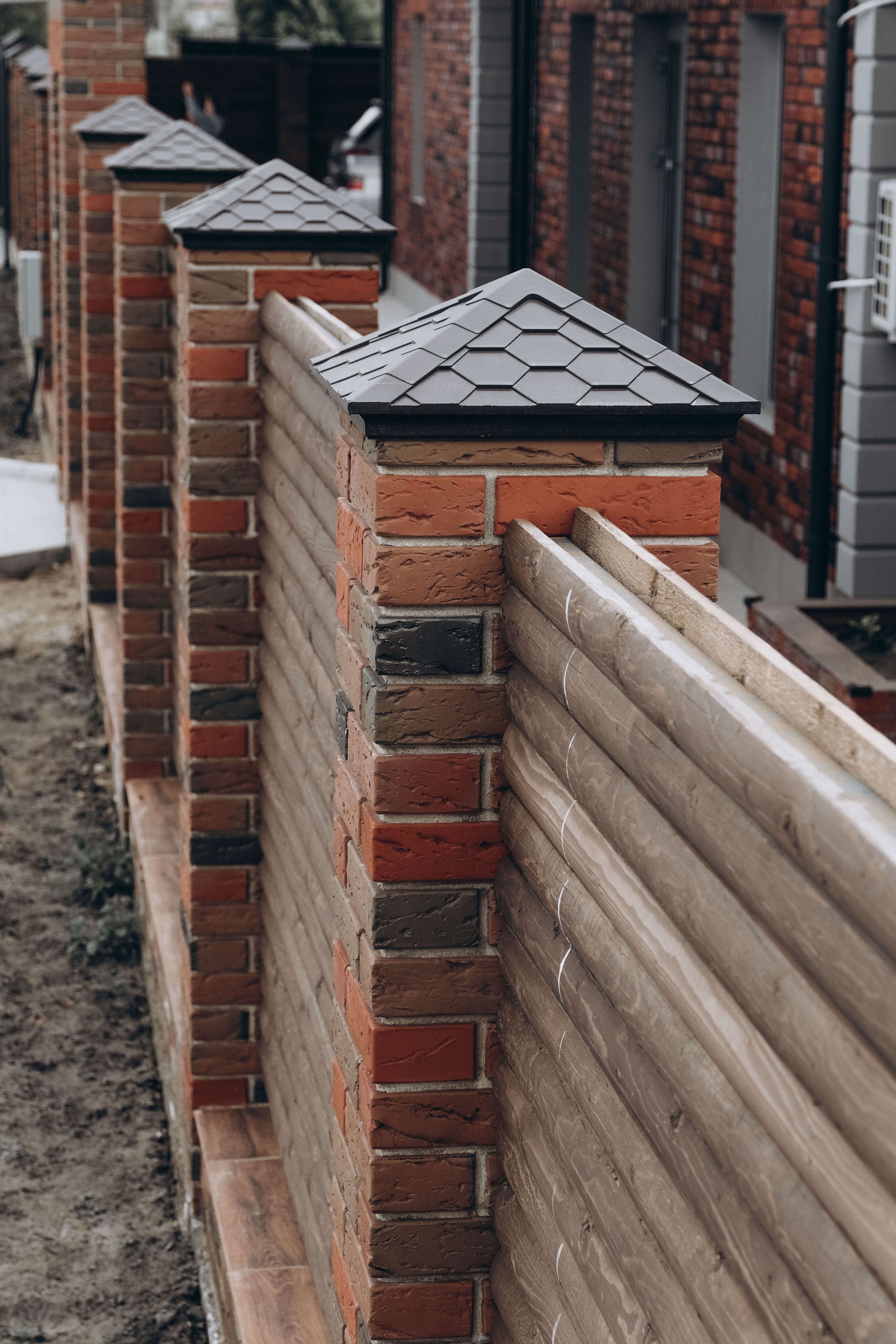 Колпак Zking Эверест Коричневый на столб 1.5х1.5 кирпича (390х390мм) в Сыктывкаре фото