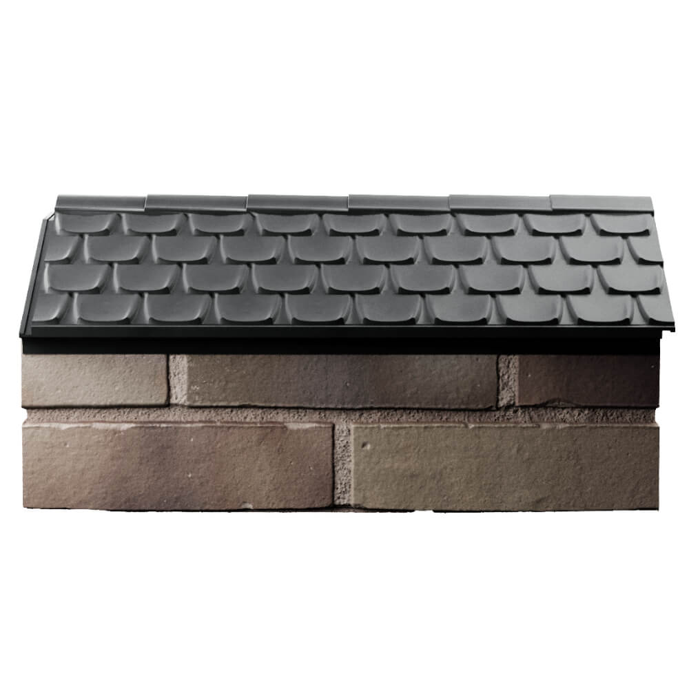 Парапет Zking Эльбрус Серый с посадкой на 1 кирпич (255мм) в Сыктывкаре фото