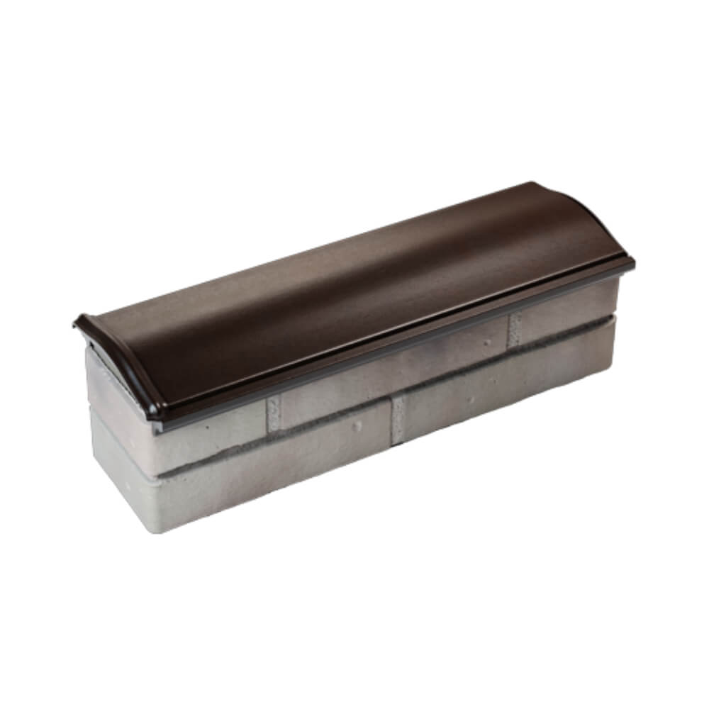 Парапет Zking Монблан Коричневый посадка на 0.5 кирпича (130мм) в Сыктывкаре фото