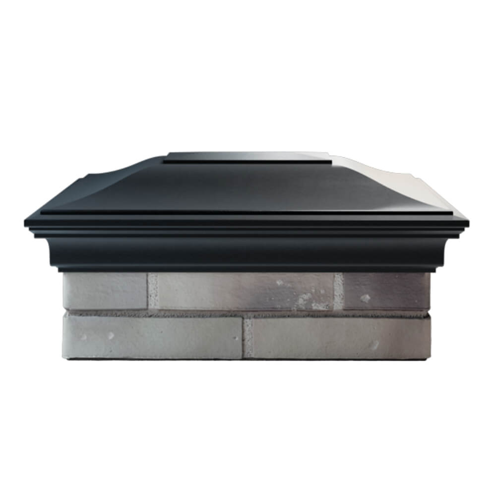 Колпак Zking Монблан Черный на столб 2х1.5 кирпича (515х385мм) в Сыктывкаре фото