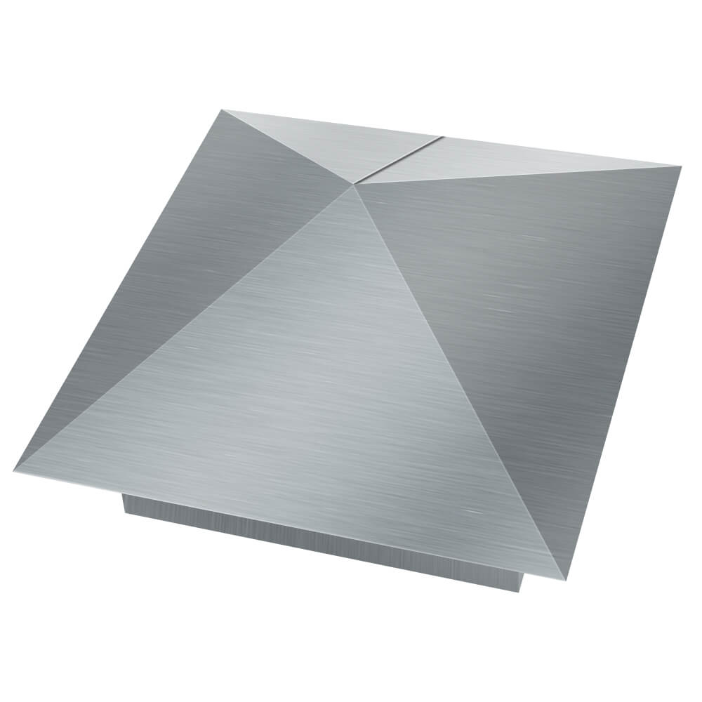 Колпак металлический 380х380мм оцинкованный заборный Сыктывкар фото