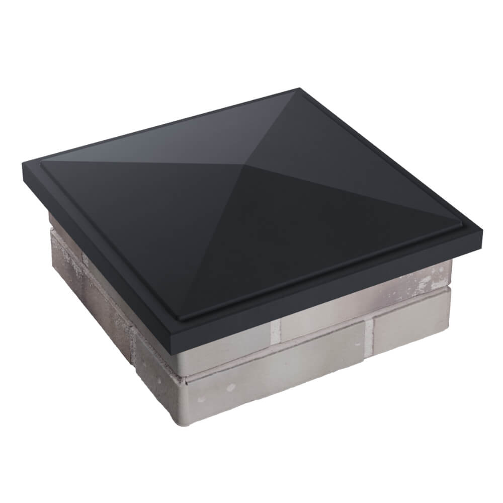 Колпак Zking БонаМоно Серый на столб 1.5х1.5 кирпича (385х385, 400х400мм) в Сыктывкаре фото