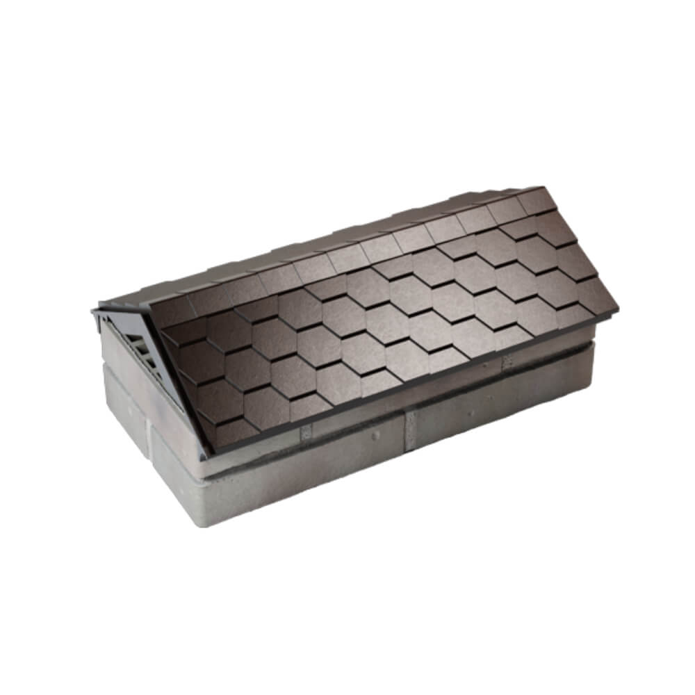 Парапет Zking Эверест Коричневый с посадкой на 1 кирпич (200/225/255мм) в Сыктывкаре фото