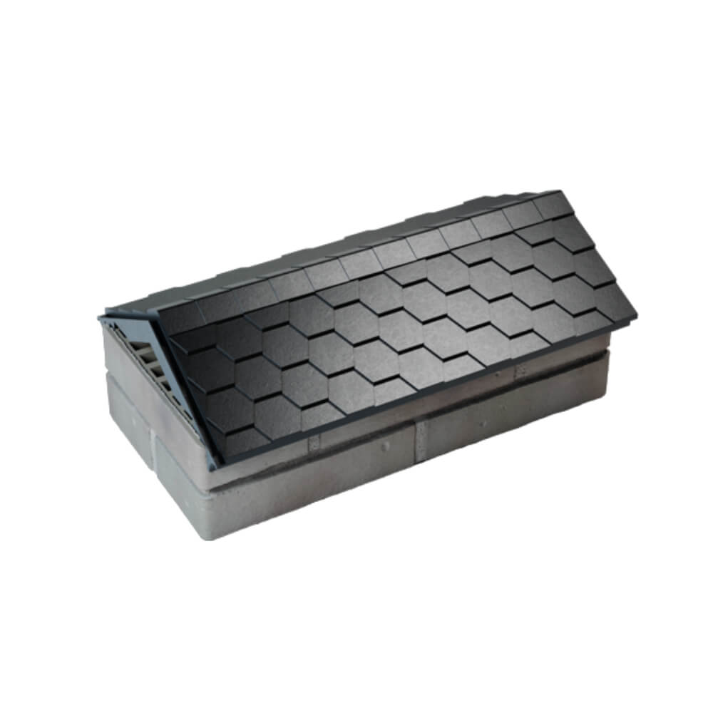 Парапет Zking Эверест Черный с посадкой на 1 кирпич (200/225/255мм) в Сыктывкаре фото