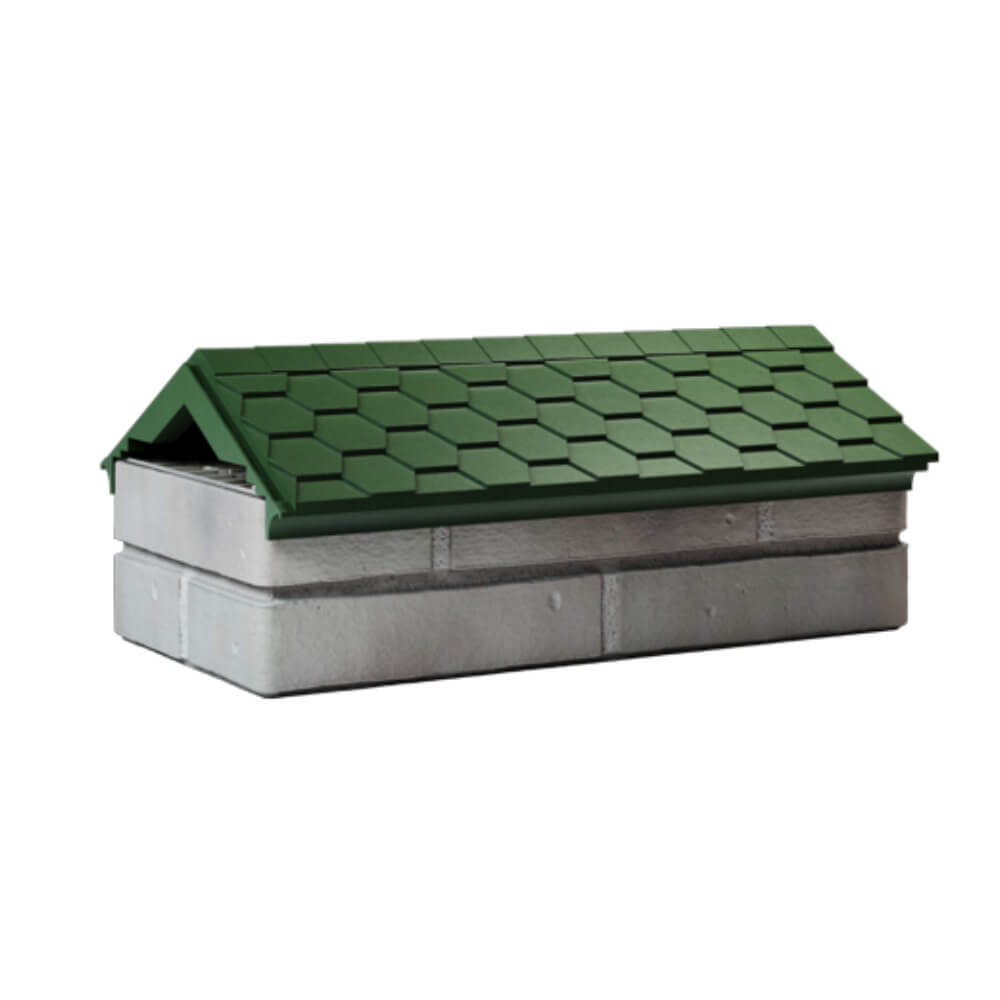 Парапет Zking Эверест Зеленый с посадкой на 1 кирпич (200/225/255мм) Сыктывкар фото