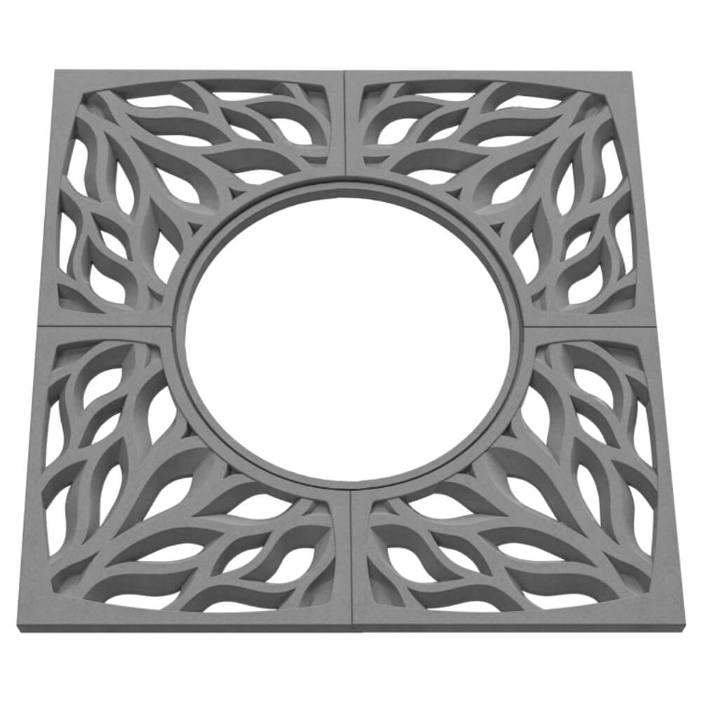 Приствольная решетка для дерева ZKING CRUST 1.2х1.2м Серая в Сыктывкаре фото