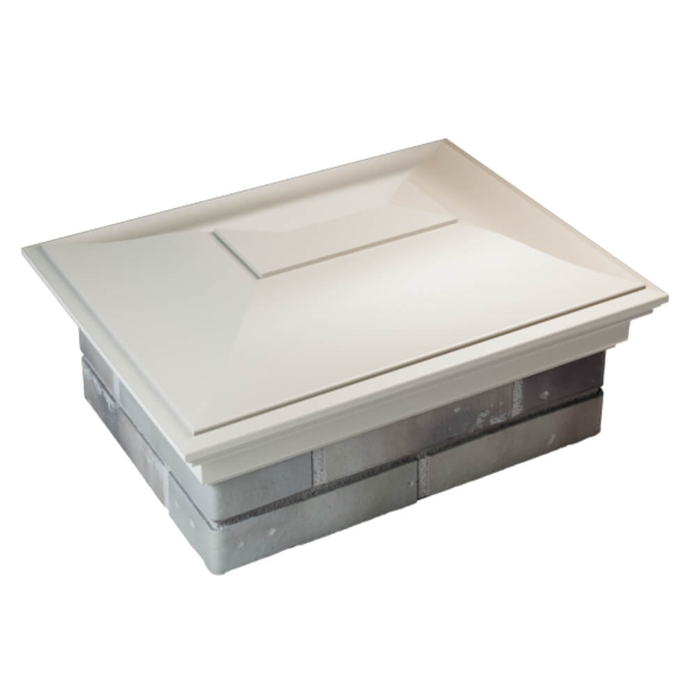 Колпак Zking Монблан Бежевый на столб 2х1.5 кирпича (515х385мм) Сыктывкар фото