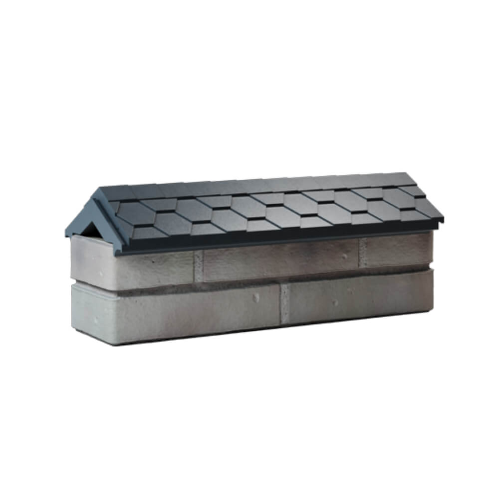 Парапет Zking Эверест Серый с посадкой на 0.5 кирпича (130мм) Сыктывкар фото