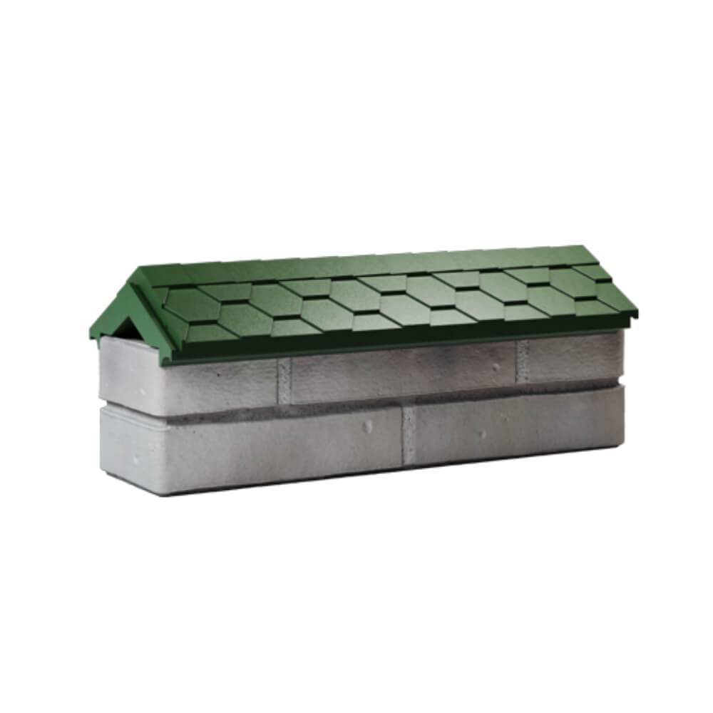 Парапет Zking Эверест Зеленый с посадкой на 0.5 кирпича (130мм) Сыктывкар фото