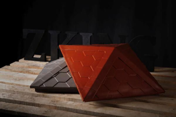 Колпак Zking Эверест Красный на столб 1.5х1.5 кирпича (390х390мм) в Сыктывкаре фото