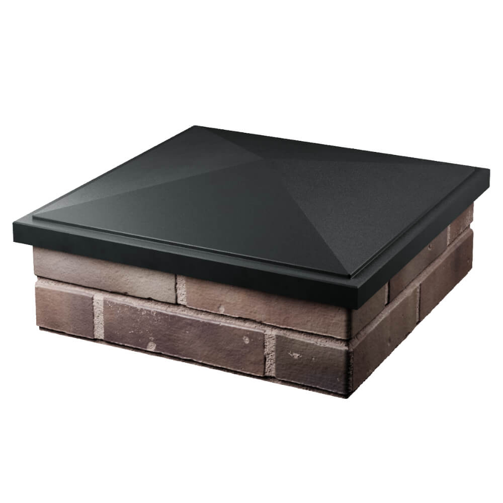 Колпак Zking БонаМоно Черный на столб 2х2 кирпича (515х515, 530х530мм) в Сыктывкаре фото