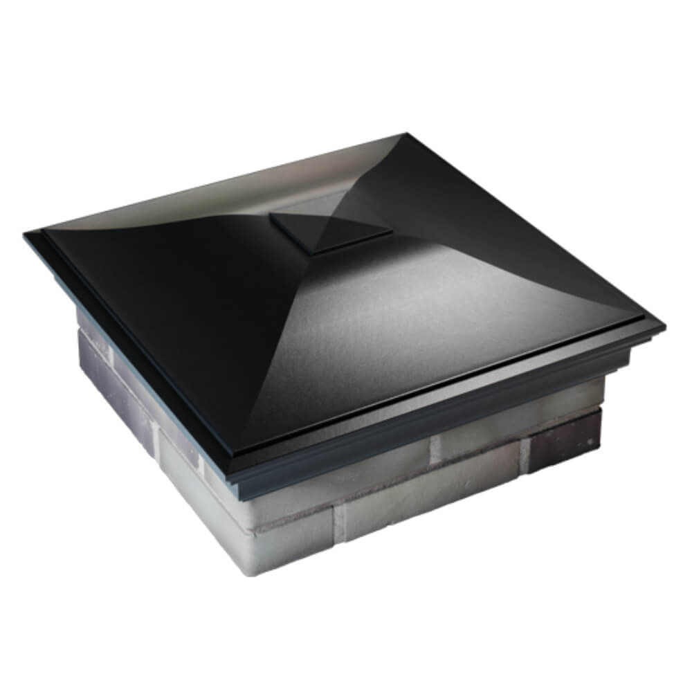 Колпак Zking Монблан Черный на столб 2х2 кирпича (515х515мм) Сыктывкар фото