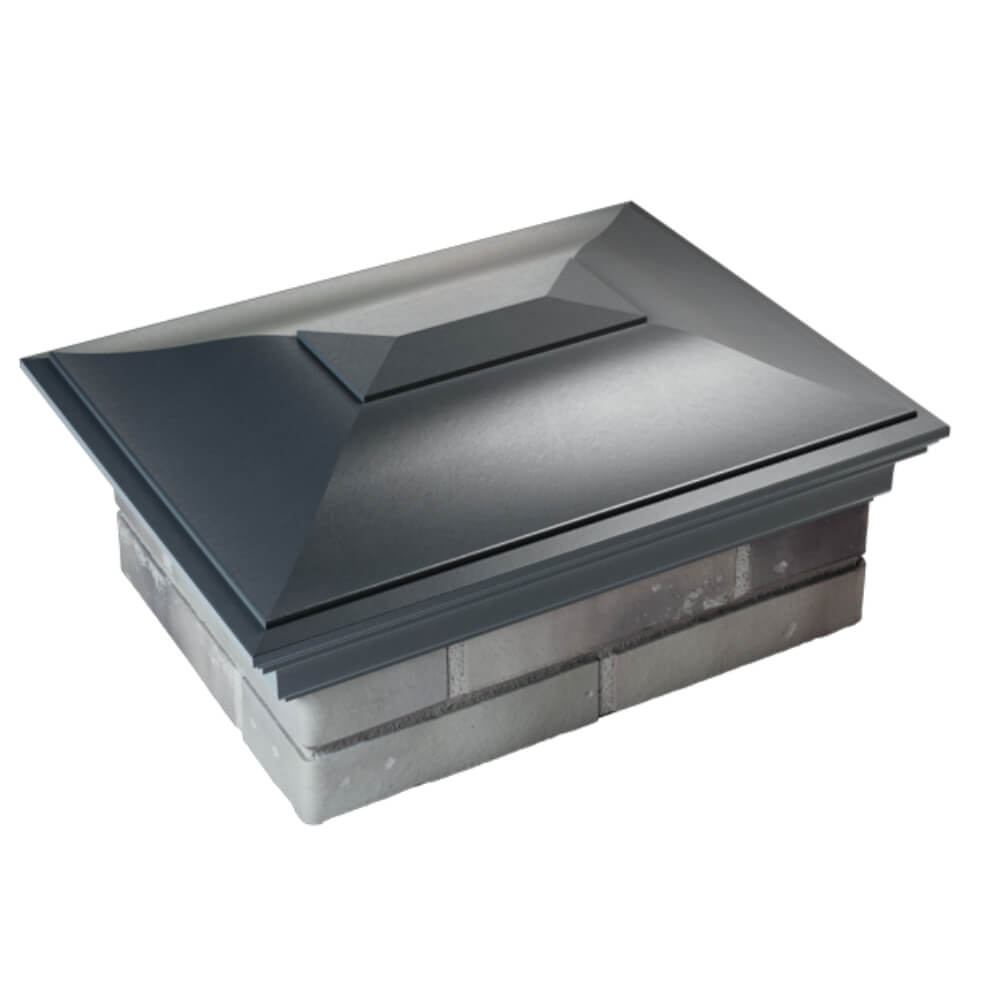 Колпак Zking Монблан Серый на столб 2х1.5 кирпича (515х385мм) Сыктывкар фото