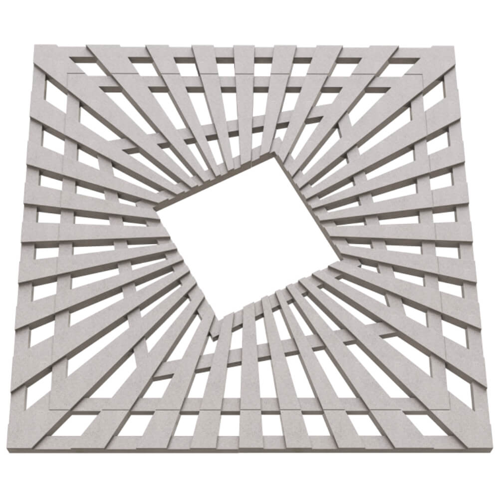 Приствольная решетка для дерева ZKING ATMOSPHERE 1.2х1.2м Бежевая в Сыктывкаре фото