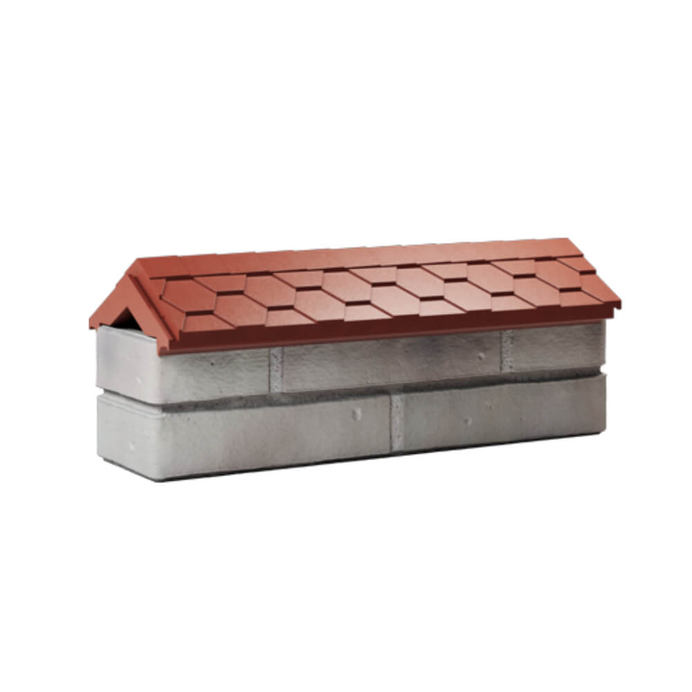 Парапет Zking Эверест Красный с посадкой на 0.5 кирпича (130мм) Сыктывкар фото