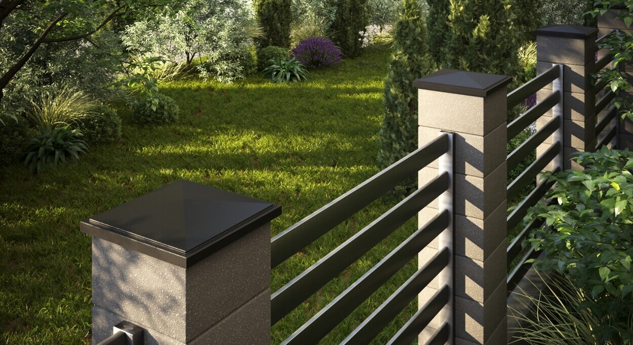 Колпак Zking БонаМоно Коричневый на столб 1.5х1.5 кирпича (385х385, 400х400мм) в Сыктывкаре фото