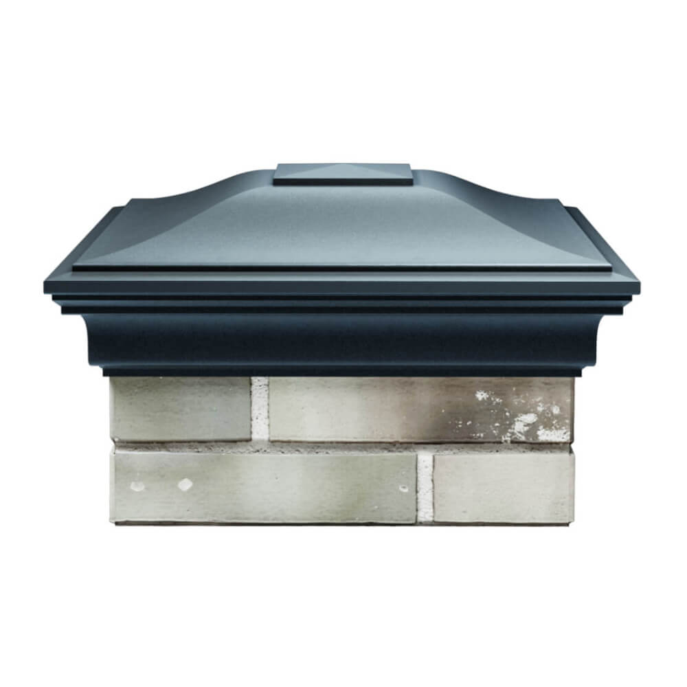 Колпак Zking Монблан Серый на столб 1.5х1.5 еврокирпича 0.7НФ (355х355мм) Сыктывкар фото