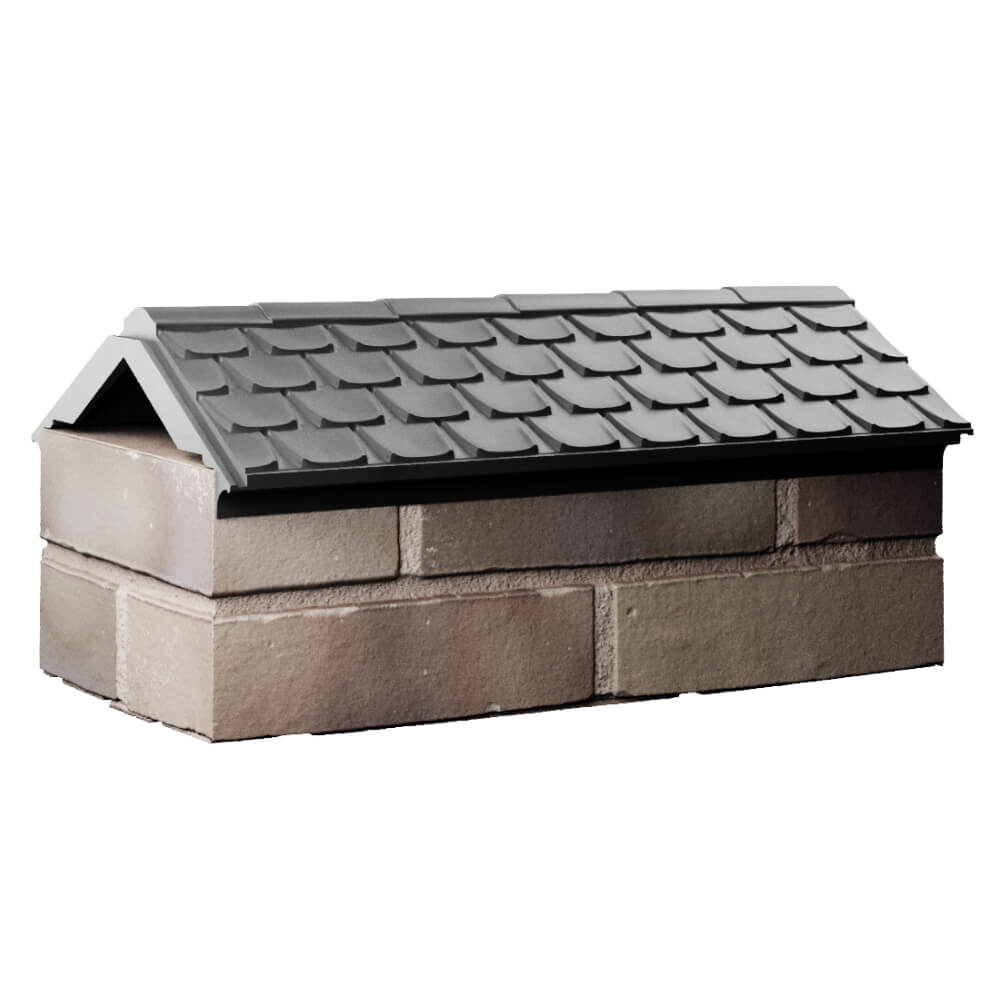 Парапет Zking Эльбрус Серый с посадкой на 1 кирпич (255мм) Сыктывкар фото