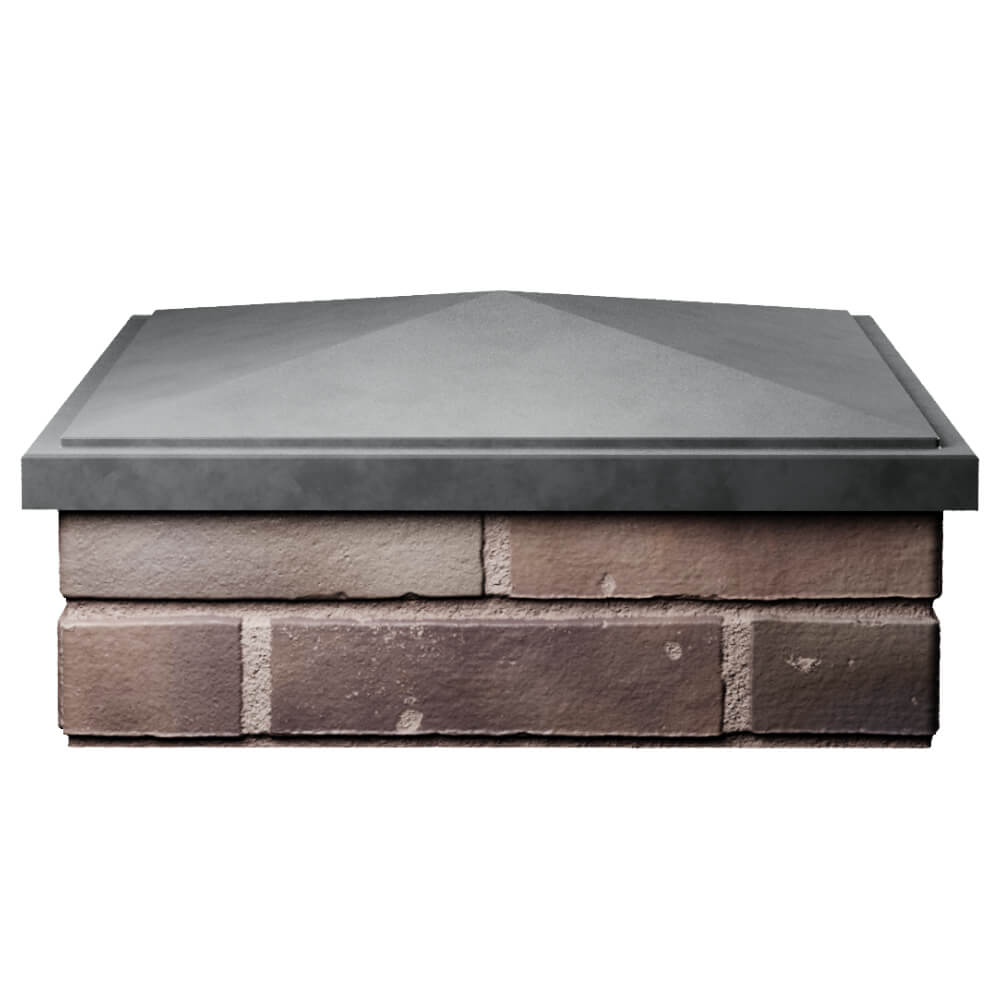 Колпак Zking БонаМоно Серый на столб 2х2 кирпича (515х515, 530х530мм) Сыктывкар фото