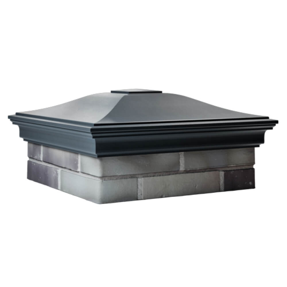 Колпак Zking Монблан Серый на столб 2х2 кирпича (515х515мм) в Сыктывкаре фото