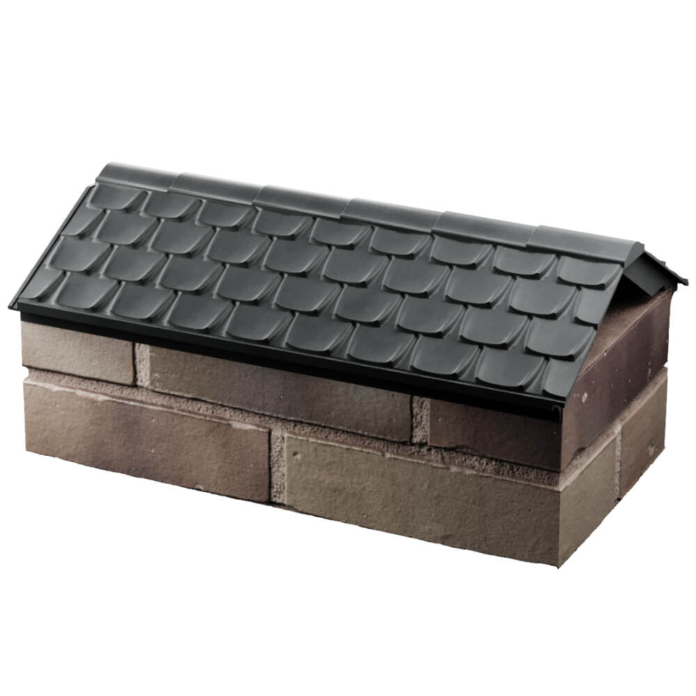 Парапет Zking Эльбрус Серый с посадкой на 1 кирпич (255мм) в Сыктывкаре фото