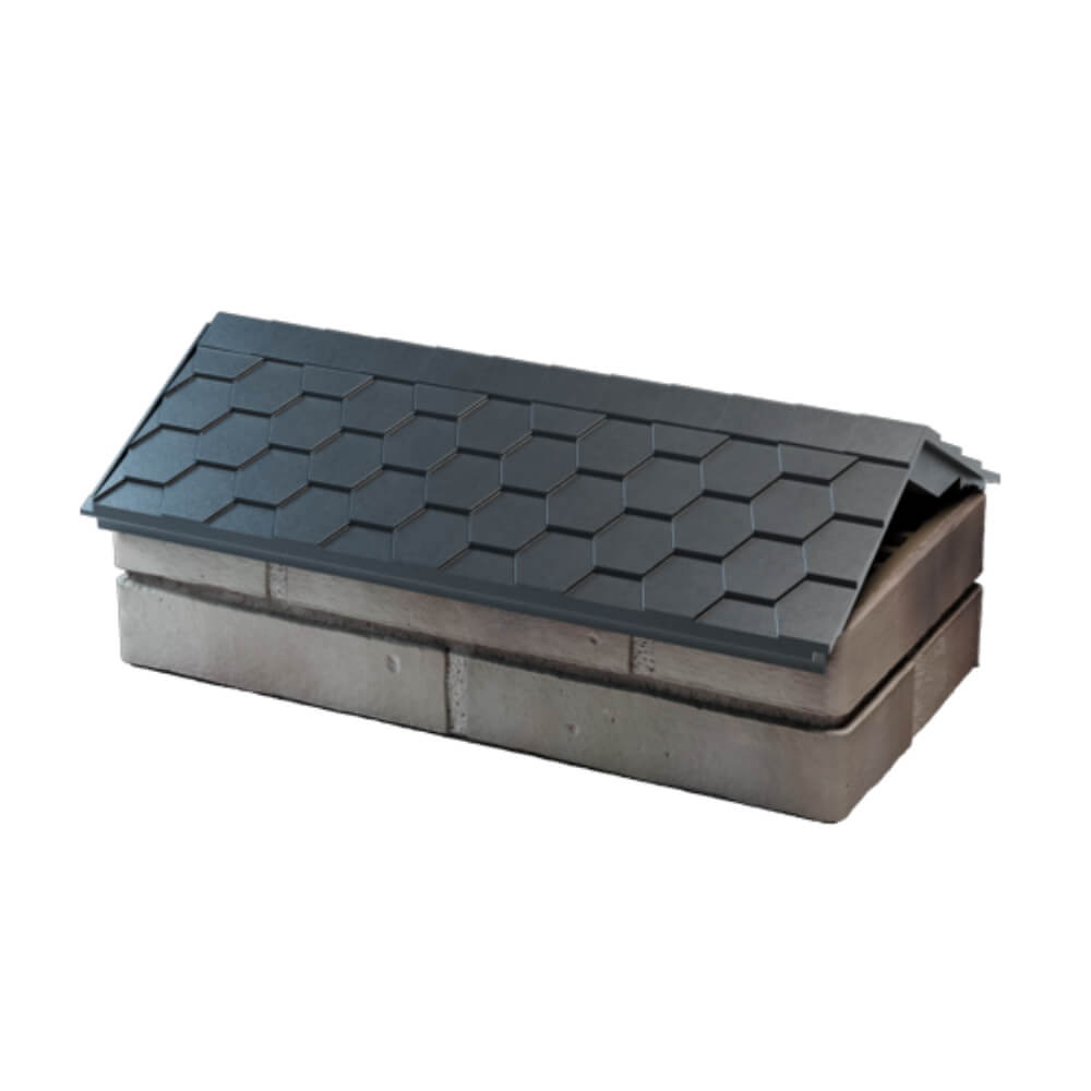 Парапет Zking Эверест Серый с посадкой на 1 кирпич (200/225/255мм) в Сыктывкаре фото