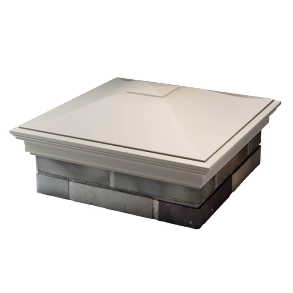 Колпак Zking Монблан Бежевый на столб 2х2 кирпича (515х515мм) в Сыктывкаре фото