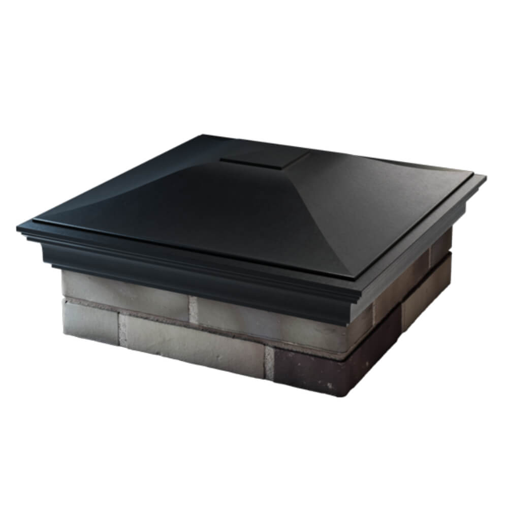 Колпак Zking Монблан Черный на столб 2х2 кирпича (515х515мм) в Сыктывкаре фото