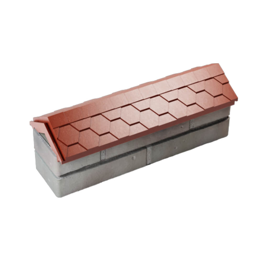 Парапет Zking Эверест Красный с посадкой на 0.5 кирпича (130мм) в Сыктывкаре фото