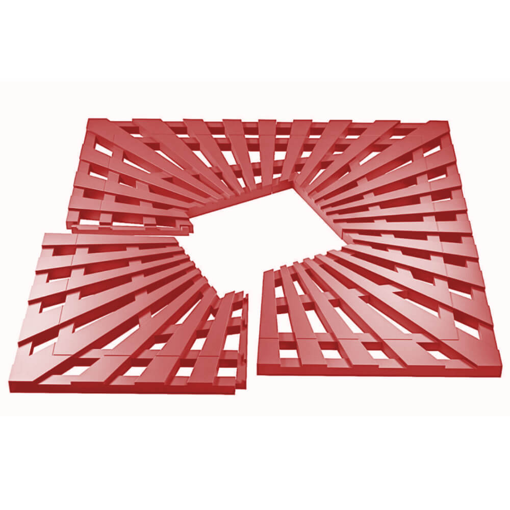 Приствольная решетка для дерева ZKING ATMOSPHERE 1.2х1.2м Красная в Сыктывкаре фото