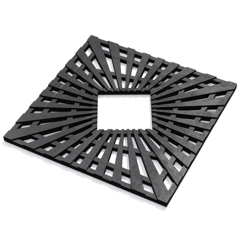 Приствольная решетка для дерева ZKING ATMOSPHERE 1.2х1.2м Черная в Сыктывкаре фото