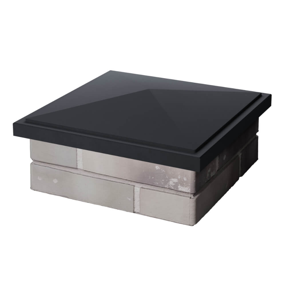 Колпак Zking БонаМоно Серый на столб 1.5х1.5 кирпича (385х385, 400х400мм) в Сыктывкаре фото