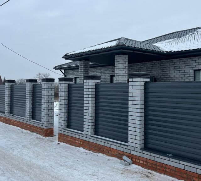 Колпак Zking Бона ХайТек Серый на столб 1.5х1.5 кирпича (385х385мм) в Сыктывкаре фото