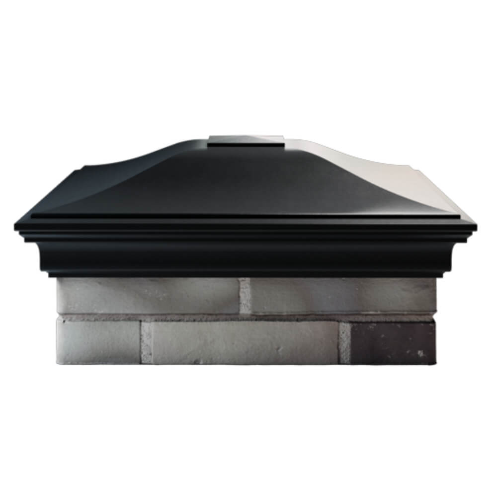 Колпак Zking Монблан Черный на столб 2х2 кирпича (515х515мм) в Сыктывкаре фото