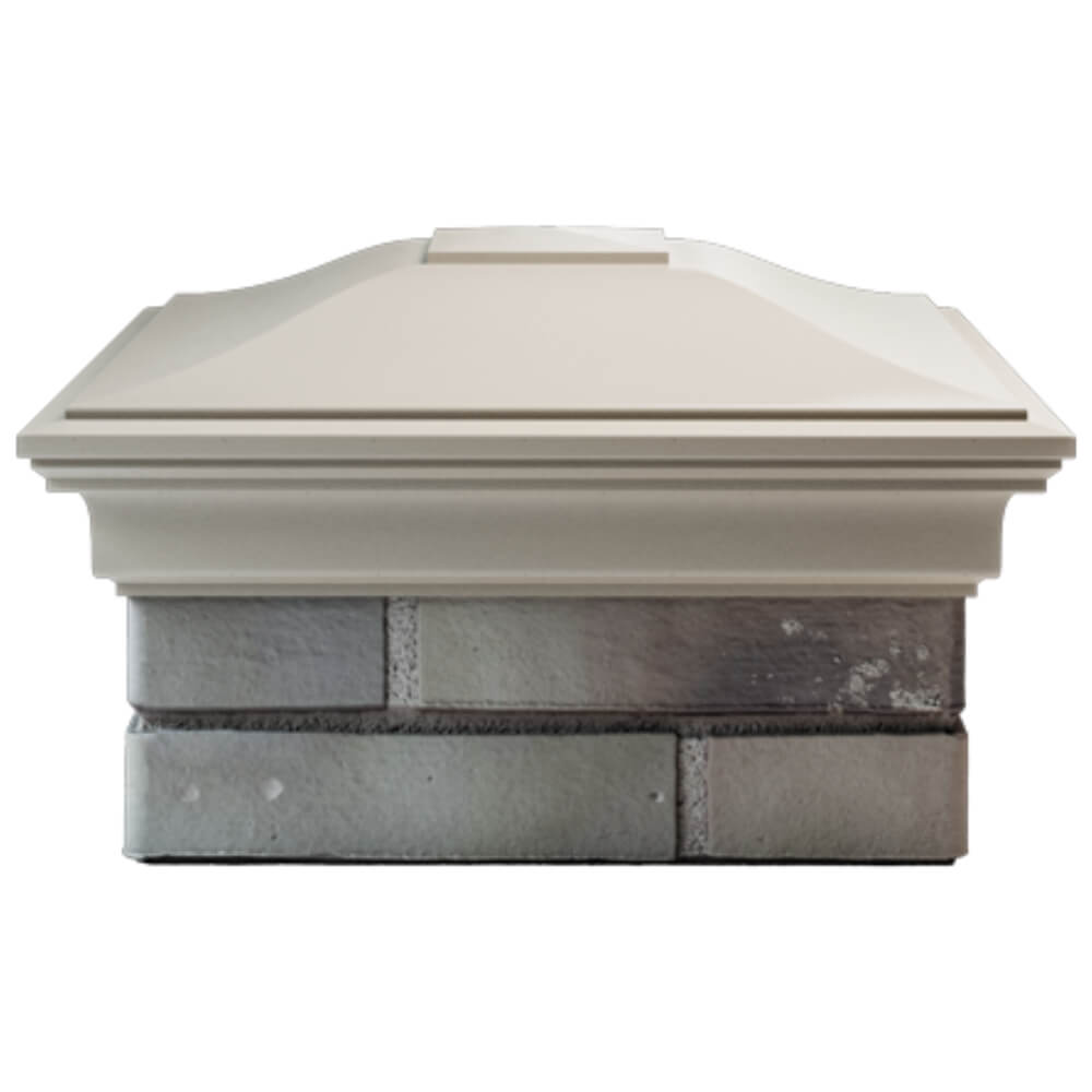 Колпак Zking Монблан Бежевый на столб 1.5х1.5 кирпича (385х385мм) Сыктывкар фото