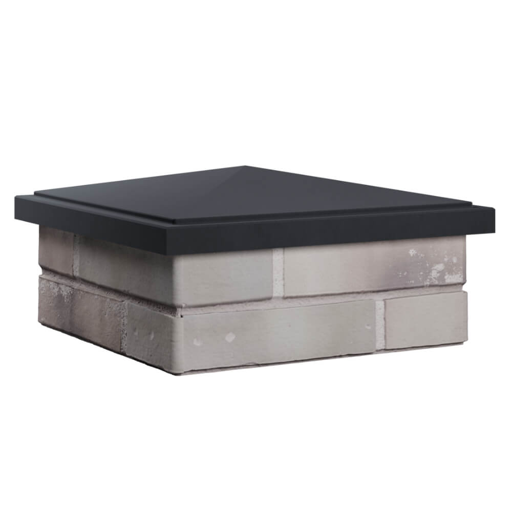 Колпак Zking БонаМоно Серый на столб 1.5х1.5 кирпича (385х385, 400х400мм) в Сыктывкаре фото