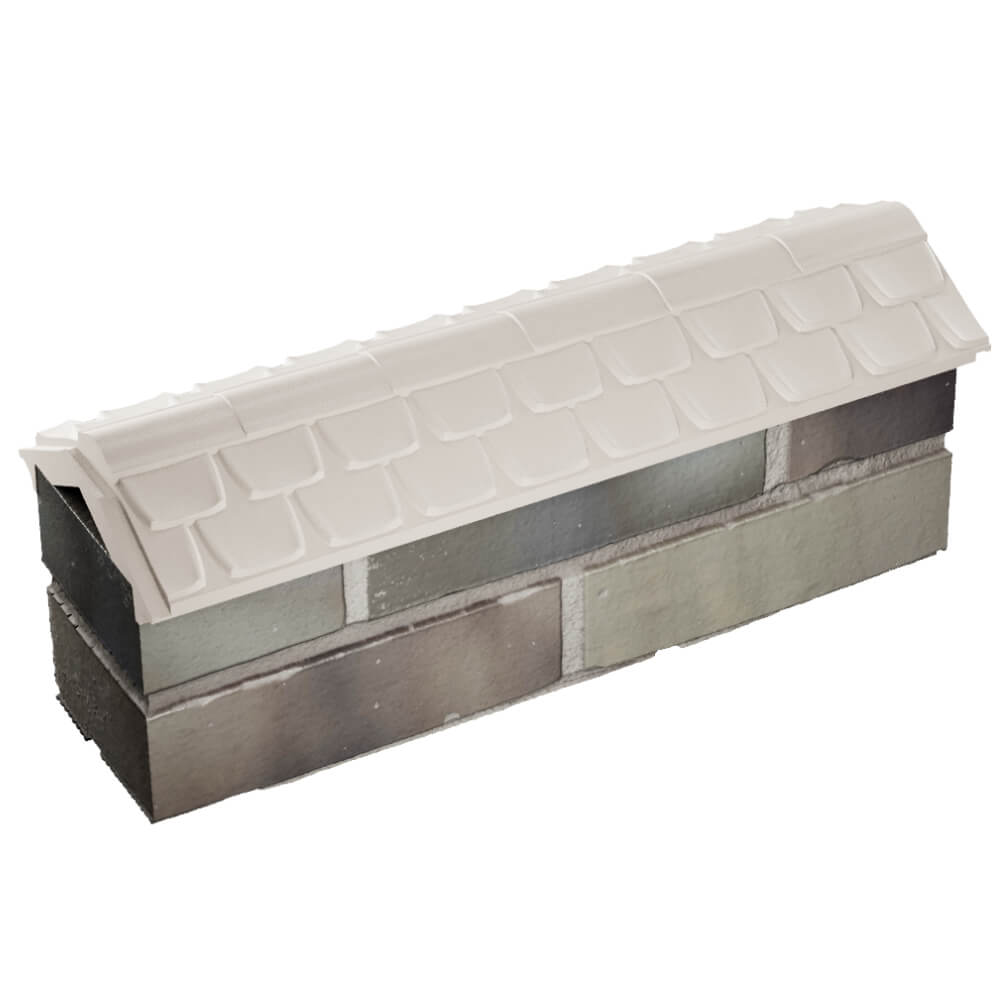 Парапет Zking Эльбрус Бежевый с посадкой на 0.5 кирпича (130мм) в Сыктывкаре фото