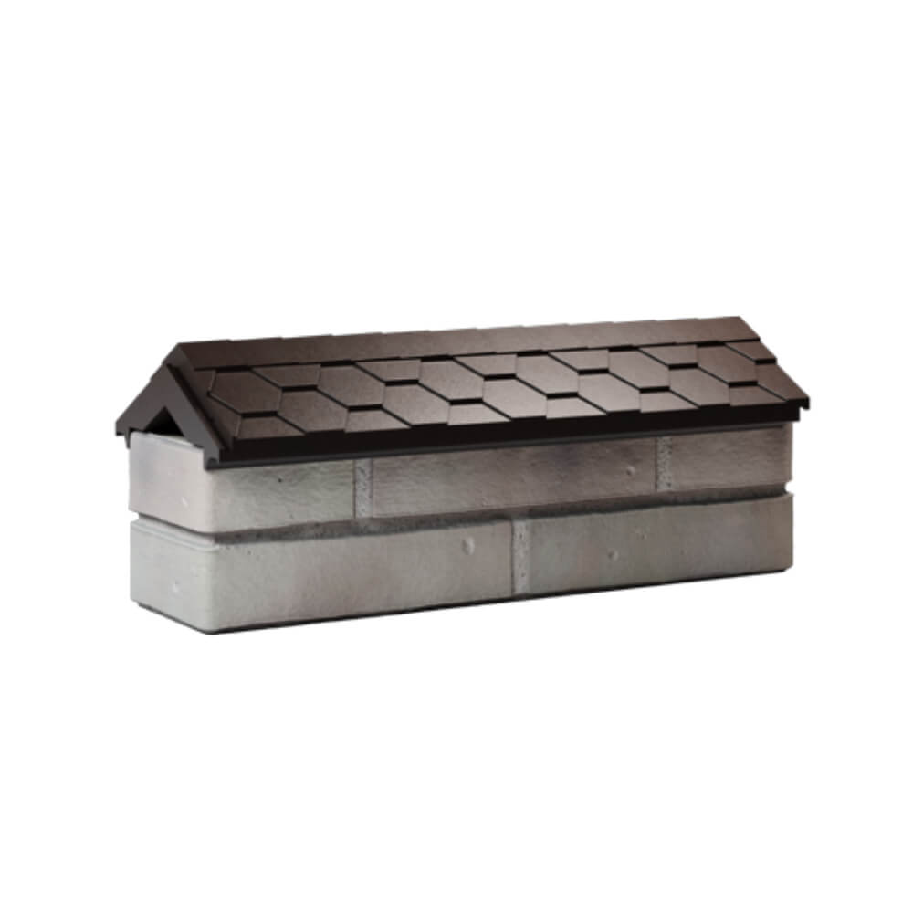 Парапет Zking Эверест Коричневый с посадкой на 0.5 кирпича (130мм) Сыктывкар фото