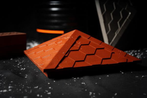 Колпак Zking Эверест Красный на столб 1.5х1.5 кирпича (390х390мм) в Сыктывкаре фото