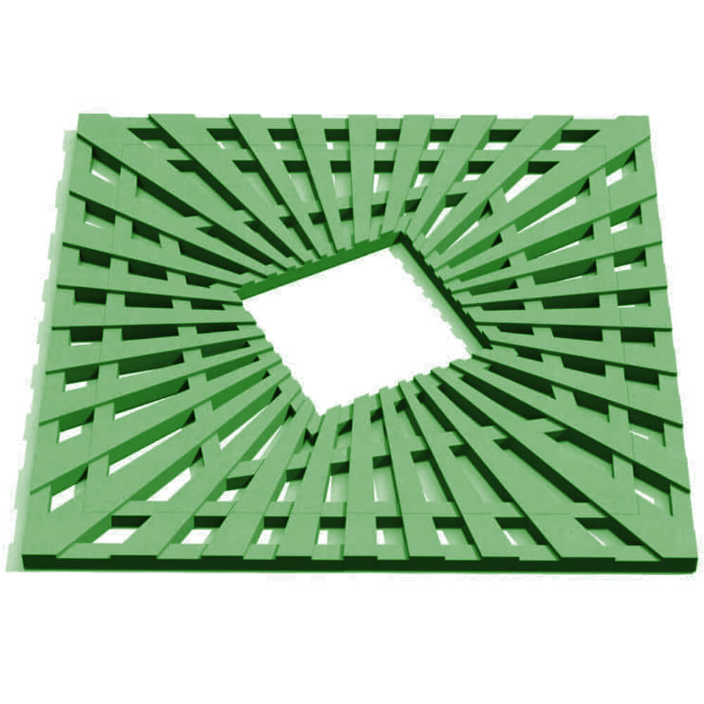 Приствольная решетка для дерева ZKING ATMOSPHERE 1.2х1.2м Зеленая Сыктывкар фото