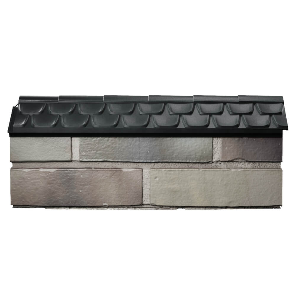 Парапет Zking Эльбрус Черный с посадкой на 0.5 кирпича (130мм) в Сыктывкаре фото