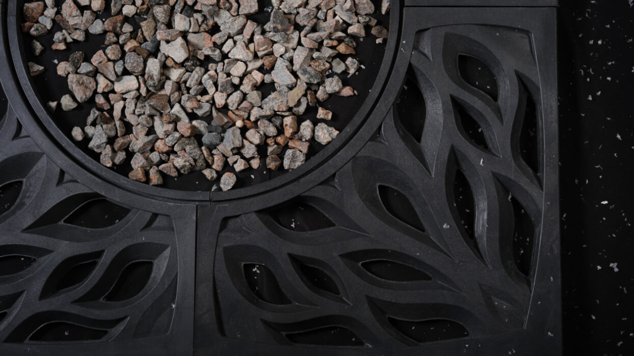 Приствольная решетка для дерева ZKING CRUST 1.2х1.2м Черная в Сыктывкаре фото